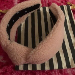 Lele Sadoughi Blush Sherpa Headband